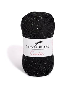 Pelote de coton Comète - Cheval Blanc 012 Noir