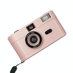 Appareil Photo Enfant Réutilisable Avec Flash Intégré Et Objectif 28mm Rose YONIS