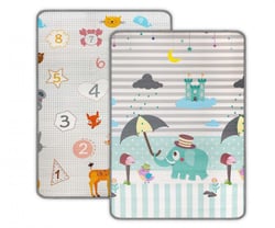 Tapis en mousse - chiffres et éléphants Kinder - Milly Mally