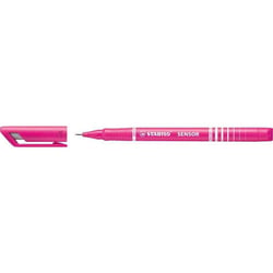 Stylo feutre d'écriture pointe fine - STABILO - Rose - Sensor - 0,3 mm