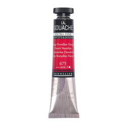 Gouache - Extra-fine - Rouge Vermillon - 675 - Tube de 21ml - Sennelier