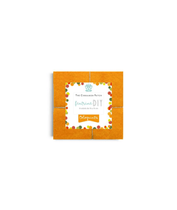 PACK COLOQUINTES - 9 COLORIS DE FEUTRINE 15x15cm EN CAMAIEUX Jaune;Orange;Rouge;Vert taille n°15 x 15 cm
