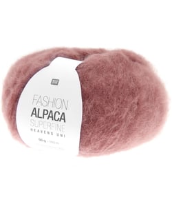 Fil de laine à tricoter Fashion Alpaca Superfine Heavens Uni - Rico Design 03 Vieux Rose