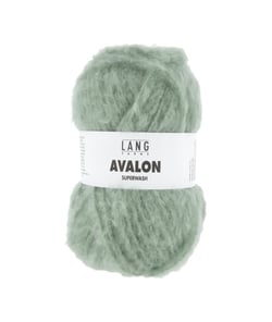 Pelote de laine AVALON – Lang Yarns - Laine mérinos extrafine Superwash - Douceur mystique & tenue structurée 0172 Vert