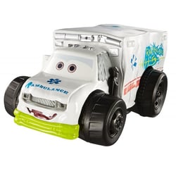 Vehicule cars 3 vehicule - dr cabosse ambulance blanche - voiture miniature - mattel - dxw12