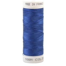 Fil à coudre polyester 100m made in France - bleu bresse 352