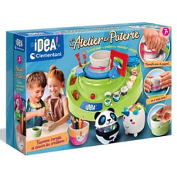 L'atelier de poterie - idea clementoni - 52946 - tour de potier, modelage argile