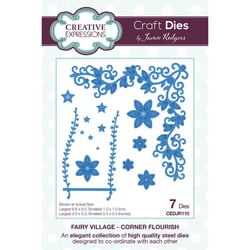 Matrices de découpe - Coin de fleurs - 7 dies - Creative Expressions