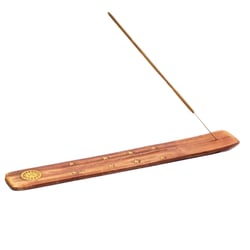 Porte encens en bois motif soleil
