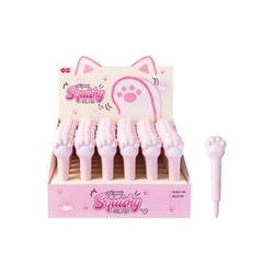 Stylo Gel Animaux Kawaii Squishy Encre Bleue - Patte de Chat