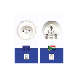 Adaptateur voyage LTE DESIGN - BB0182 - France vers Afrique du Sud - 60 x 50 x 50 mm