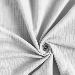 Coupon de tissu en double gaze de coton - Laize : 130 cm