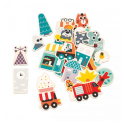 Magnets Ville 24 pieces - Jura Toys