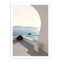 Affiche 30x40 cm - Aenaon Seaview Villa - Minorstep