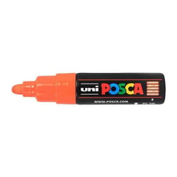 Lot de 6 Marqueurs pointe large conique PC7M OF Orange Foncé POSCA