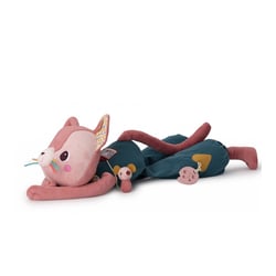 jeanne le grand chat d'activités - Lilliputiens - Rose