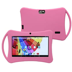 Housse Tablette En Silicone Protection 7' Enfant Universelle Étui Renforcé Rose YONIS