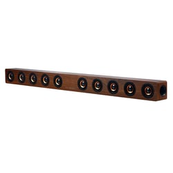 Barre De Son Bluetooth 40W En Bois Avec Télécommande Support Micro SD AUX Optique U Disk Marron YONIS