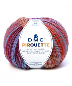 Fil à tricoter PIROUETTE - 200gr - DMC 844 Rose