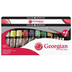 Peinture à l'huile - 58 couleurs -  DALER ROWNEY GEORGIAN Oil - Extra-fine - Fabriquée en Angleterre