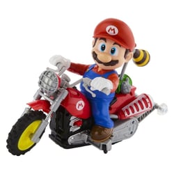 Super Mario Galaxy, le film - véhicule radiocommandé Hot Wheels Mario Wheelie Motocross - Mattel