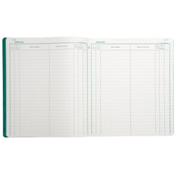 Piqûre 32x27cm Enregistrement du courrier 26 lignes 80 pages - Couleurs assorties - Exacompta