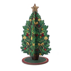 CRYSTAL ART Décorations à diamanter -  Sapin de Noel 3D