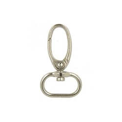 Mousqueton 20mm couleur argent