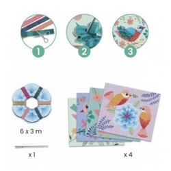 Kit creatif Artistic loops primavera - Djeco