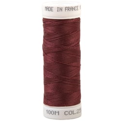 Fil à coudre polyester 100m made in France - rouge opera 250