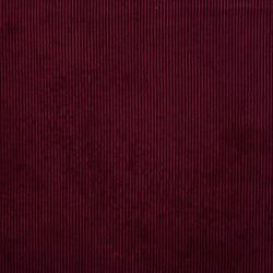 Tissu Velours côtelé lavé uni Bordeaux - Au mètre