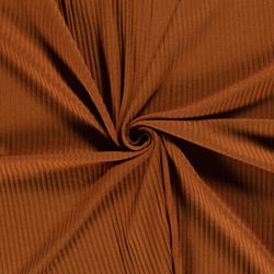 Tissu Jersey Viscose côtelé lourd Oréa uni Brique