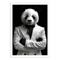 Affiche 50x70 cm - Panda Wild Suits - Philippe Hugonnard