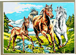 Canevas antique La première ballade 45x60cm