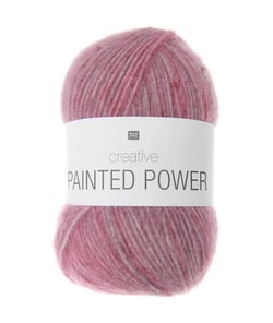 Pelote de laine Creative Painted Power - 100GR - Rico Design 03 Rose Berries
