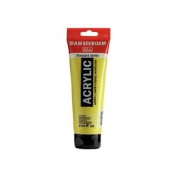 Peinture Acrylique en tube - Jaune verdâtre - 243 - Amsterdam - 250ml