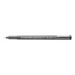 STAEDTLER Feutre à pigment, largeur du tracé: 0,1 mm, noir