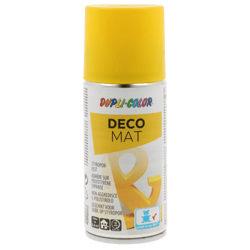 Spray de peinture - Jaune colza - Mat - Tous supports - Loisirs créatifs - 150ml