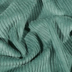 Tissu Velours côtelé uni Vert d'eau