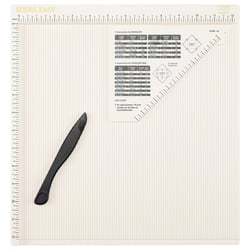Planche de rainurage - 30,5 x 30,5 cm - Score Easy - Blanc Cassé - Vaessen Creative