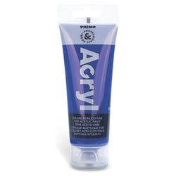 Tube Soft Plastique 75ml Peinture Acrylique Fine Bleu Outremer 500 PRIMO