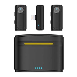Microphone Sans Fil Haute Fidélité Pour Enregistrement Audio Vidéo 24H YONIS