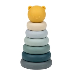 Tour à empiler en silicone bleu - Nattou