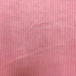 Tissu Velours Grosses côtes Rose clair