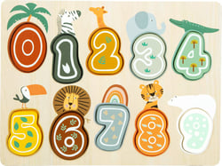 Puzzle chiffres Safari