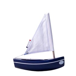 Le Bachi Bleu Marine - Bateau en bois 17cm - Maison Tirot