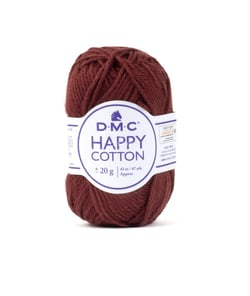 Pelote de 20Gr - coton spécial Amigurumi HAPPY COTTON - PPSC - Oeko Tex- Dmc 805 Rouge