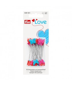 Assortiment épingles tête plastique Love 0,60 x 50mm - Prym Multicolore