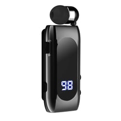 Casque Sport Sans Fil BT5.2 Avec Câble Rétractable Et Longue Autonomie Noir YONIS