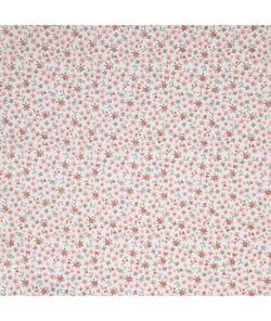Tissu coton petites fleurs Pio de 150 cm de largeur Rose Thï¿½ multicolore vendu par 50 cm